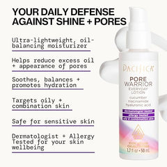 Pacifica Pore Warrior: niacinamida como ingrediente clave para equilibrio del sebo
