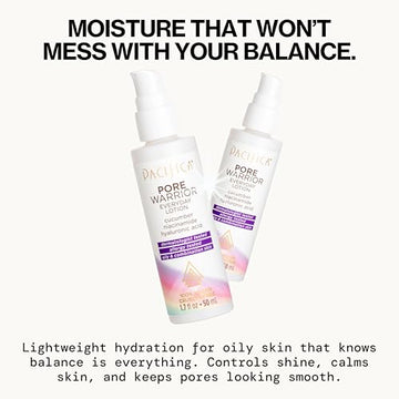 Pacifica Pore Warrior: textura ligera que se siente fresca y no grasa