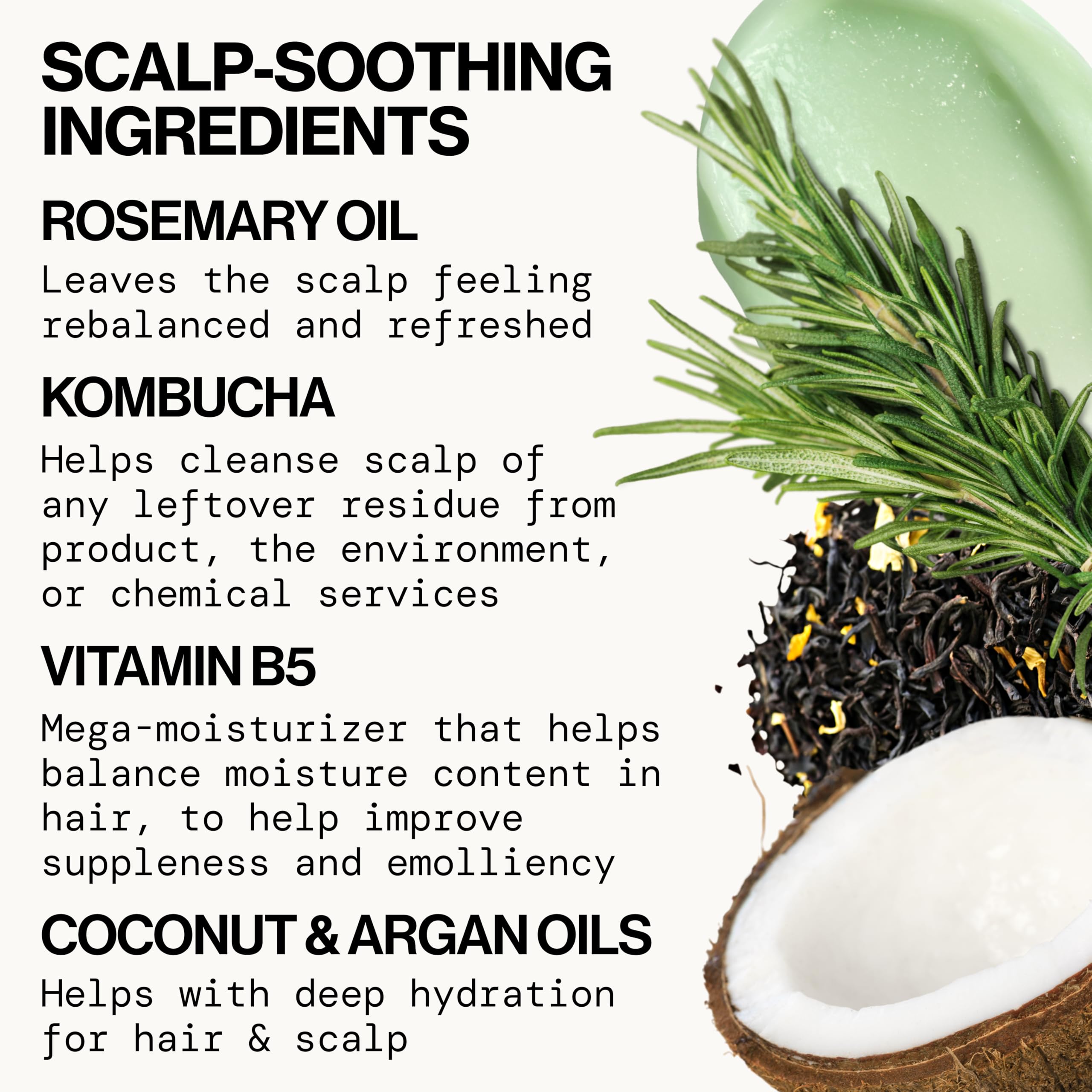 Pacifica Scalp Smoothie: pro-vitamina B5 mejora elasticidad del cabello.