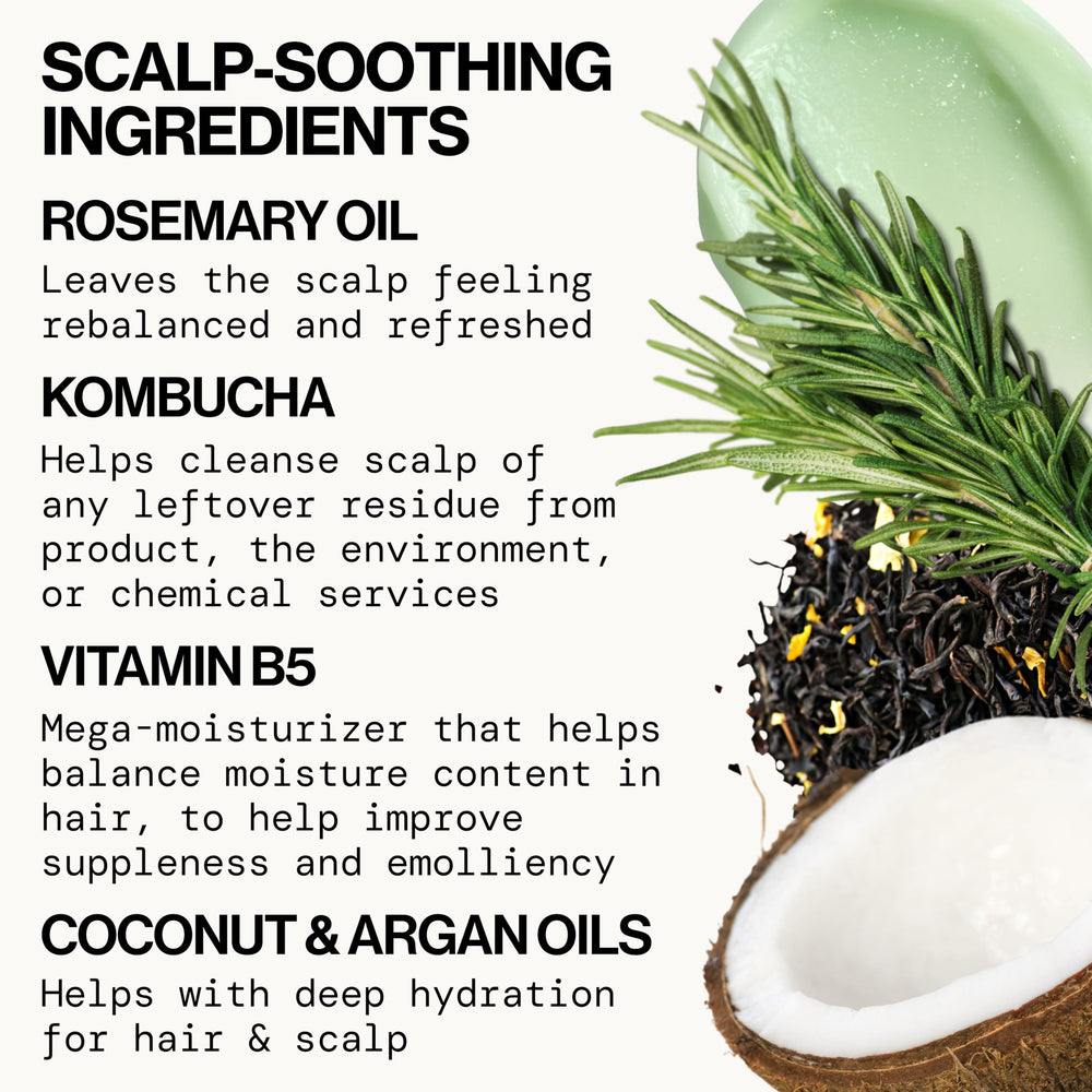 Pacifica Scalp Smoothie: pro-vitamina B5 mejora elasticidad del cabello.