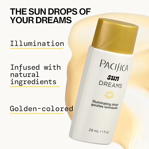 Pacífica Sunset Glow Drops, cuentagotas para una aplicación precisa y controlada.