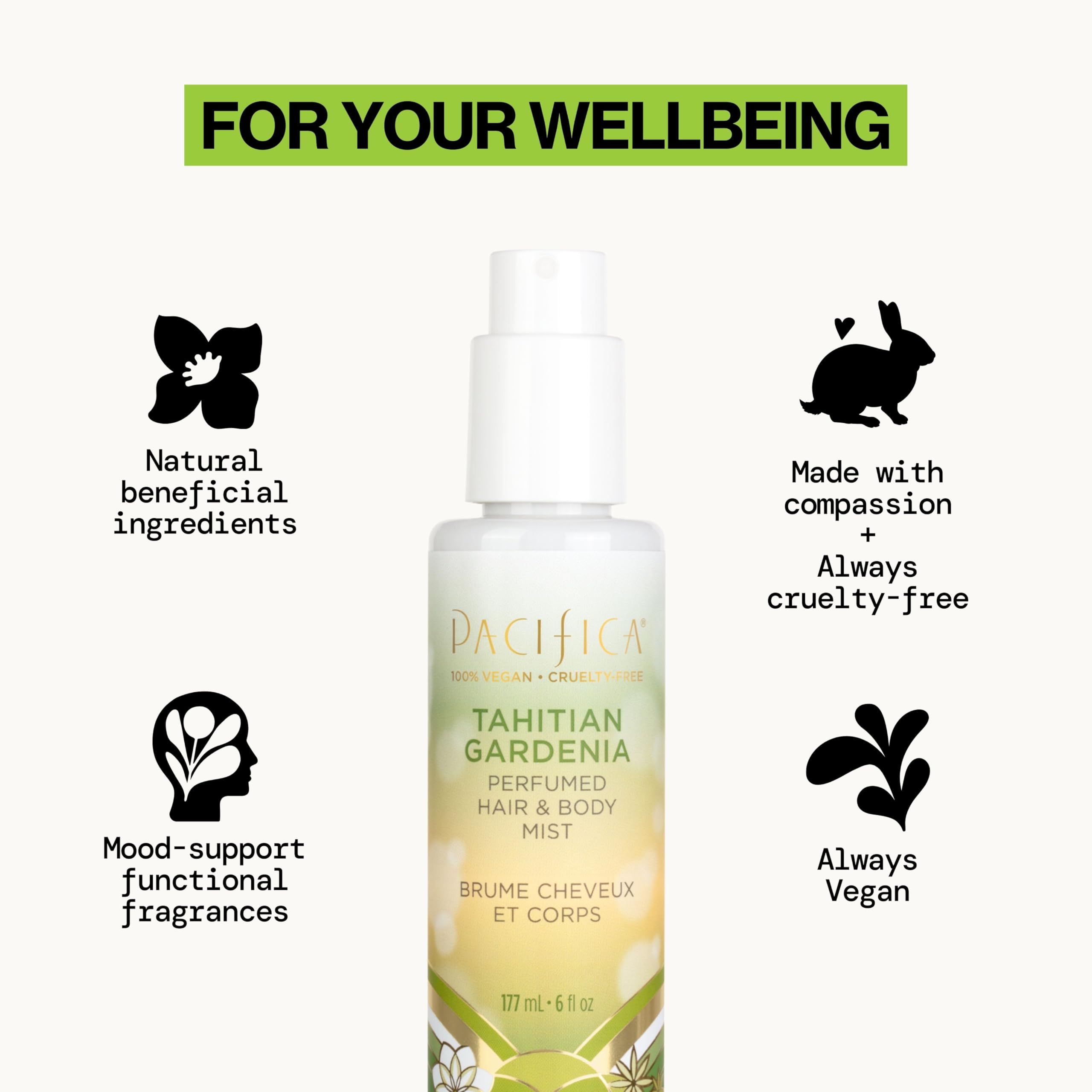 Pacifica Tahitian Gardenia aplicación manos: perfuma tus manos con frescura.