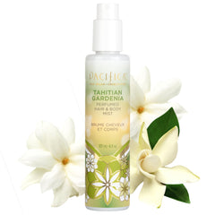 Pacifica Tahitian Gardenia bruma cabello: fragancia suave para uso diario.