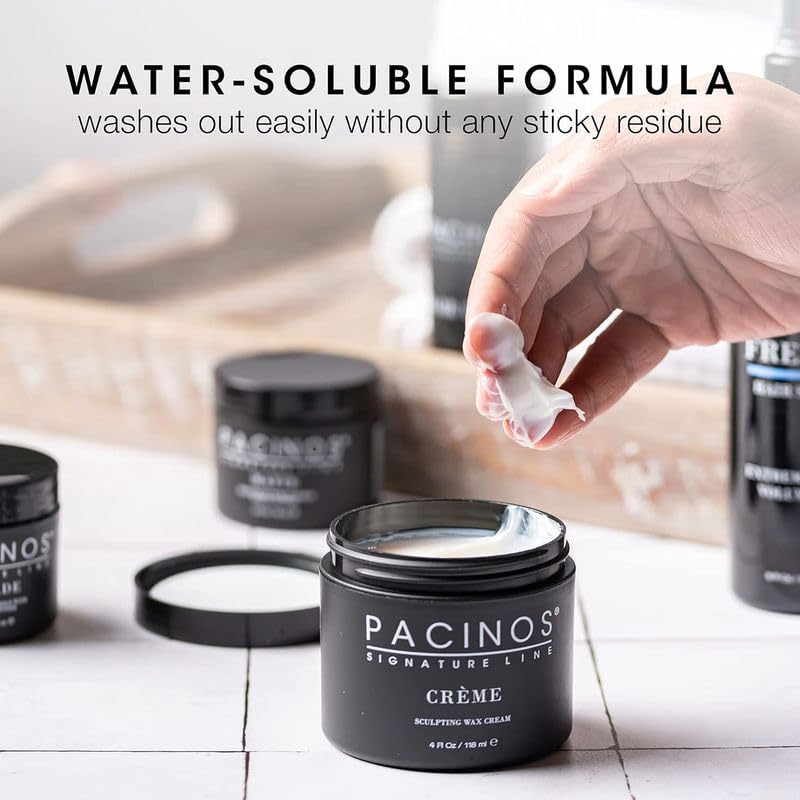 Pacinos Creme Wax para cabello liso aporta sujeción y forma duradera