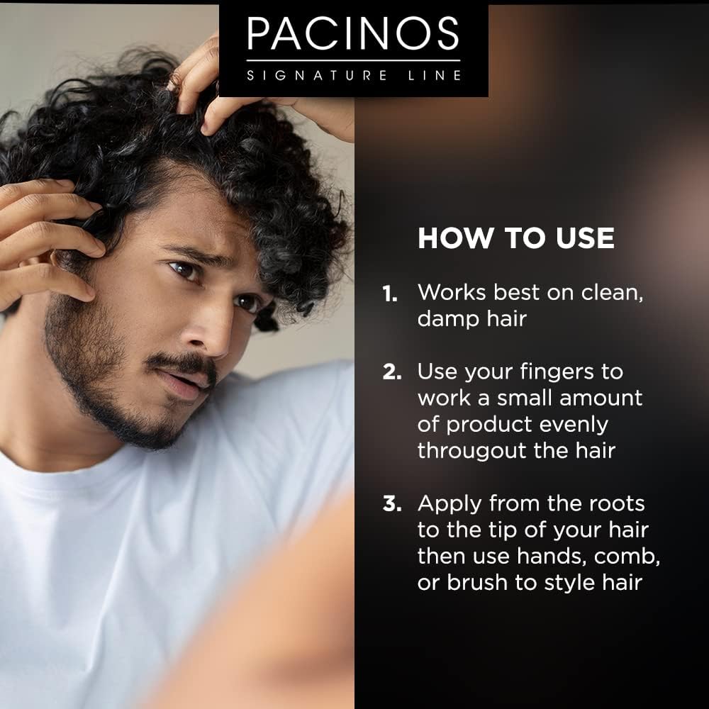 Pacinos Signature Line Mousse control del encrespamiento en días húmedos.