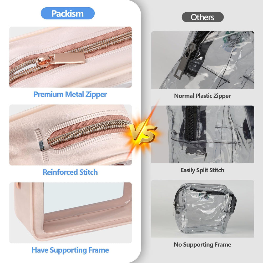 PACKISM PVC flexible facilita plegado y almacenamiento compacto durante el viaje.