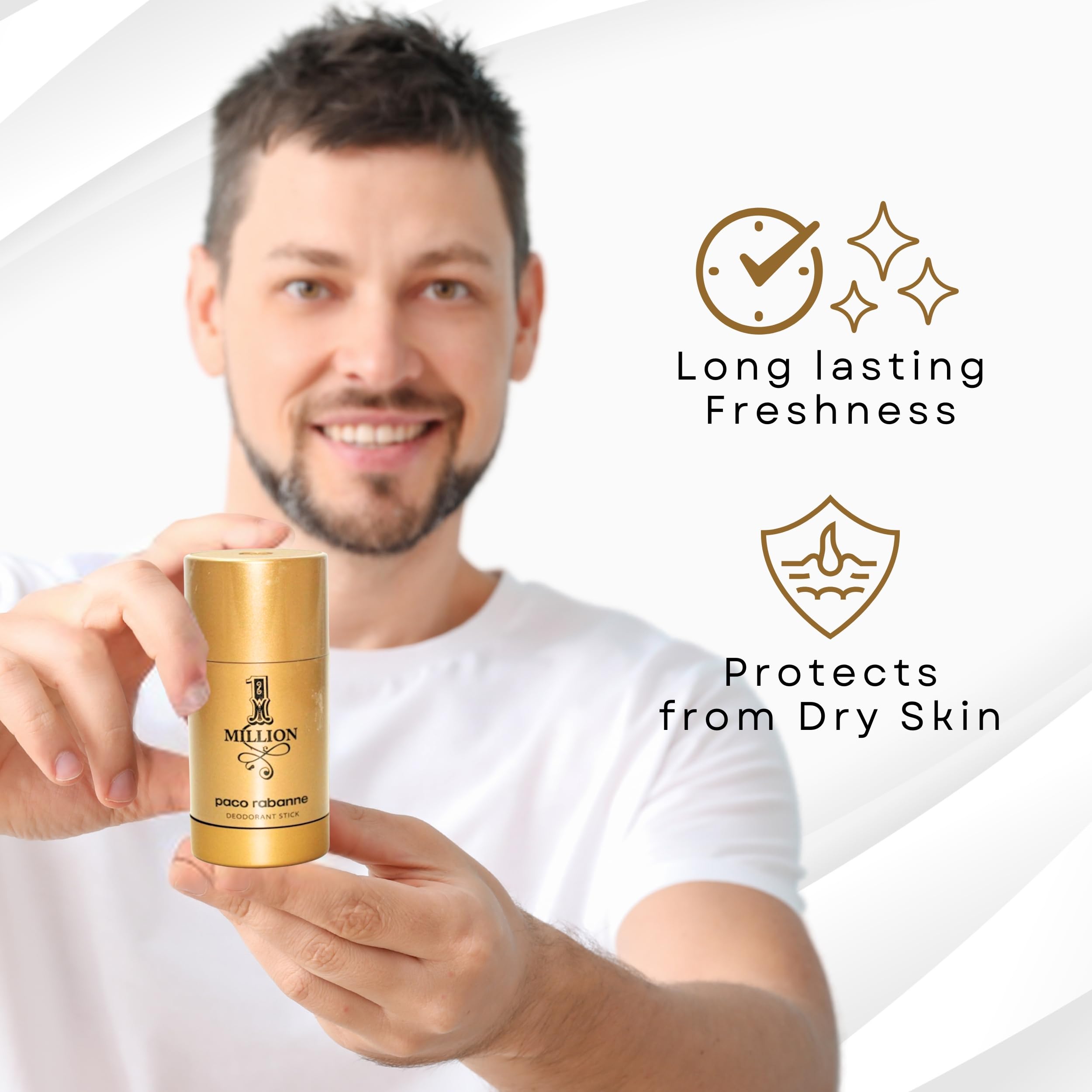 Paco Rabanne 1 Millón Barra, tamaño de viaje práctico.