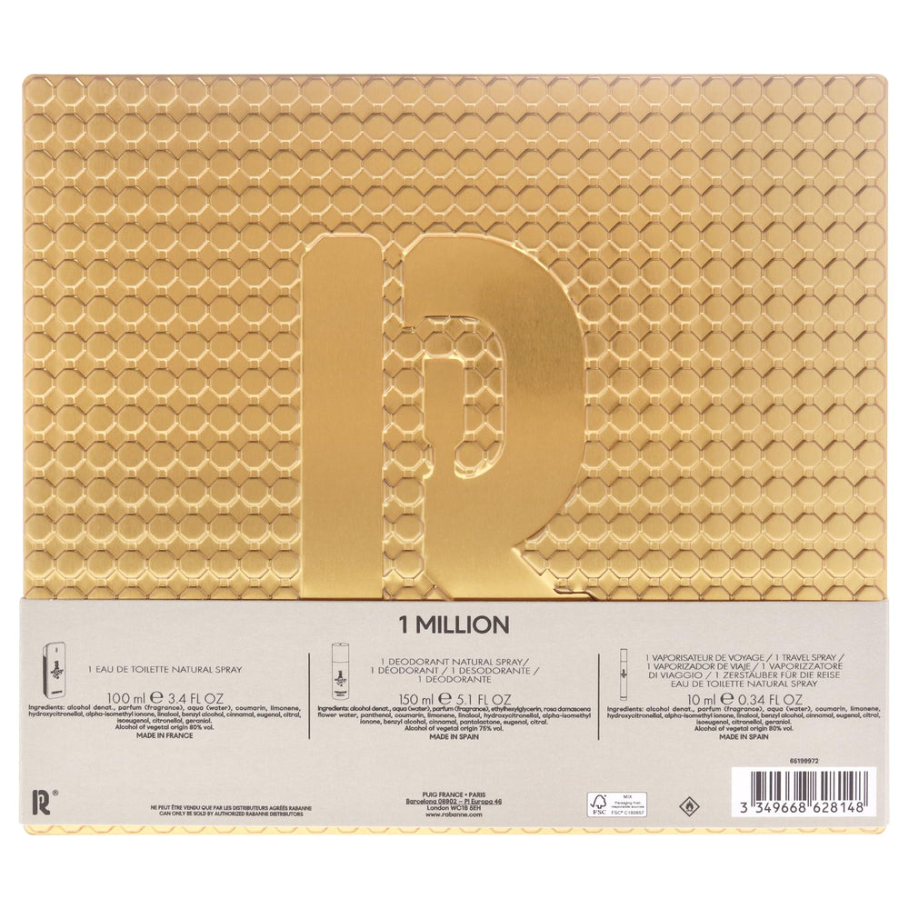 Paco Rabanne One Million, presencia duradera para salidas nocturnas.