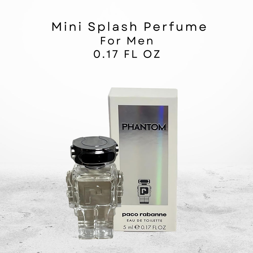 Paco Rabanne Phantom caja mini: presentación ideal para regalo sofisticado.