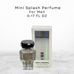 Paco Rabanne Phantom caja mini: presentación ideal para regalo sofisticado.