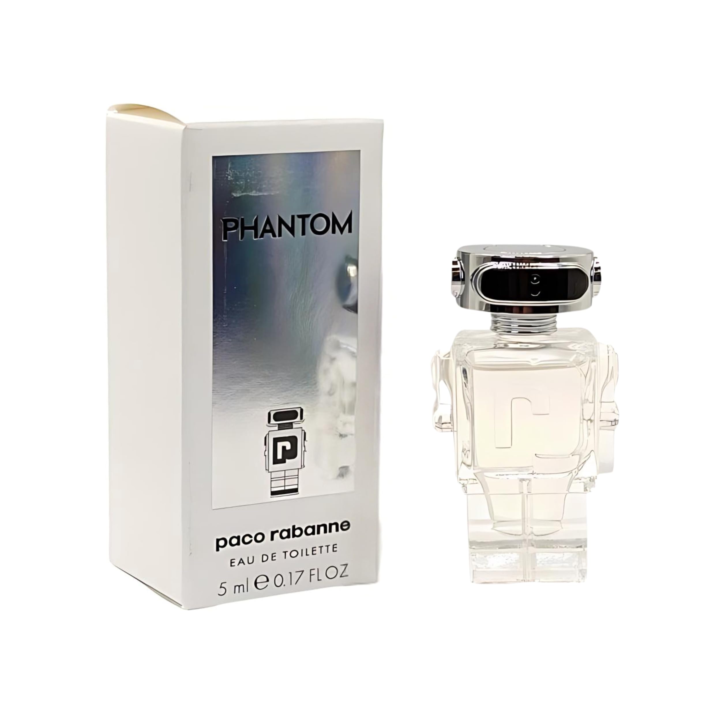 Paco Rabanne Phantom mini frasco para uso diario con aroma elegante.