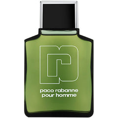 Paco Rabanne Pour Homme, botella verde, aroma fresco para el día a día