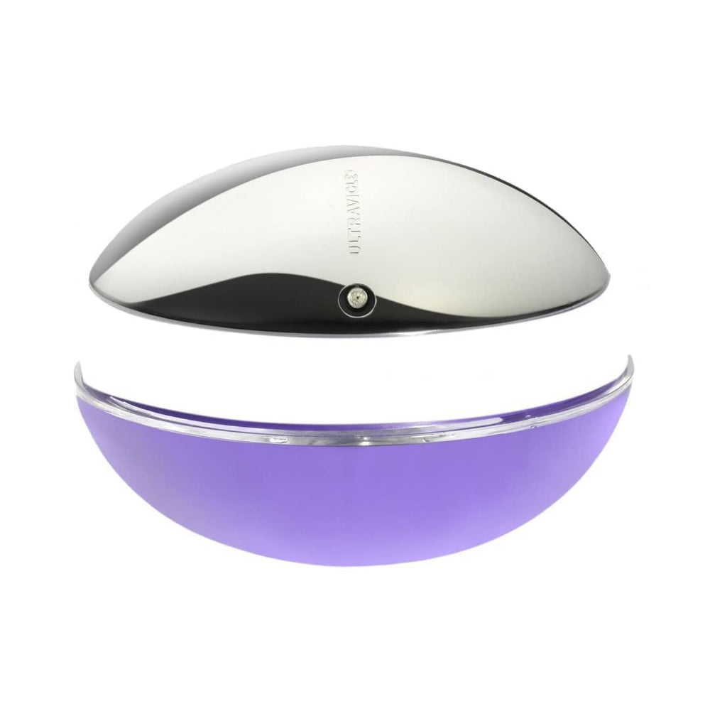 Empaque de Ultraviolet con diseño elegante, lista para regalo.