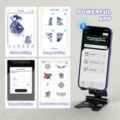 Padieoe impresora de plantillas para tatuajes: conectividad Bluetooth para uso móvil