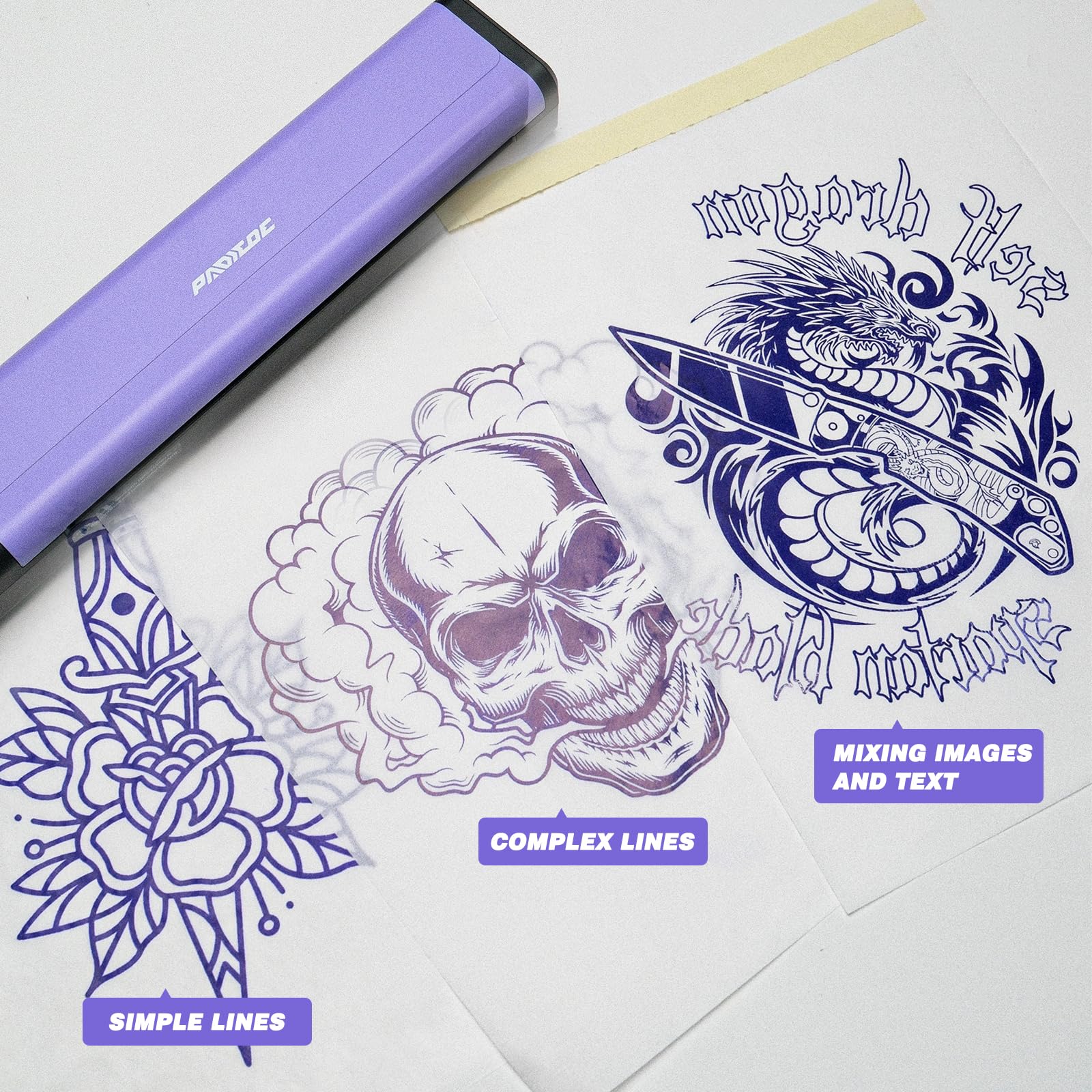 Padieoe impresora de plantillas para tatuajes: garantía y soporte