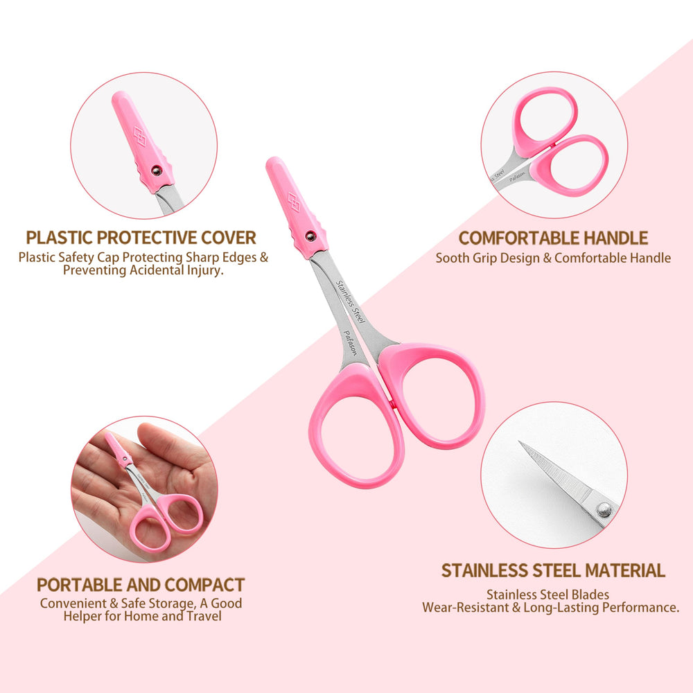 Tijeras para extensiones de pestañas Pafason, recorte delicado y seguro.