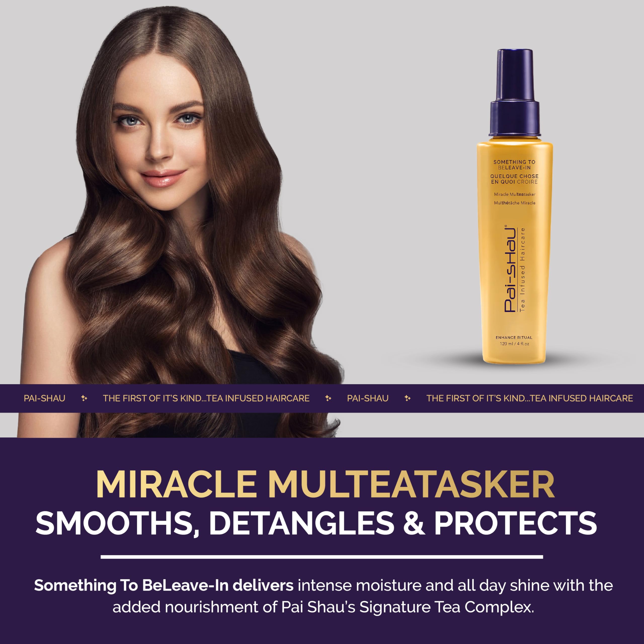 Pai-Shau Something To BeLeave-In – cheveux brillants et hydratés sans film gras.