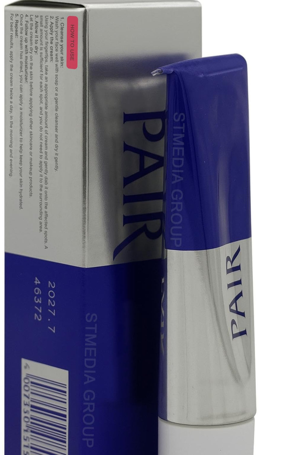 Pair Acne Cream envase 24 g para uso facial propenso al acné