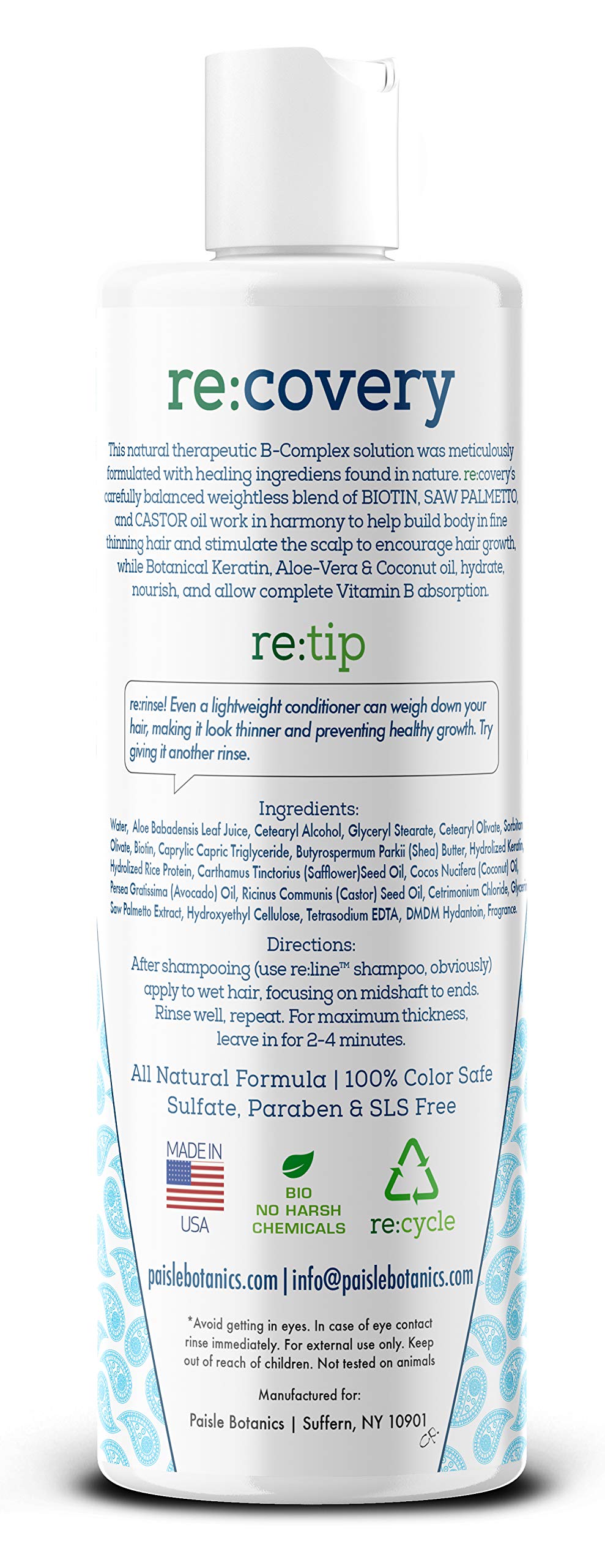 Paisle Botanics rosemary aloe vera ingredients close-up for natural scalp care