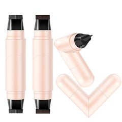 Pakivs delineador gel con estampilla doble negro para delineados precisos y duraderos.