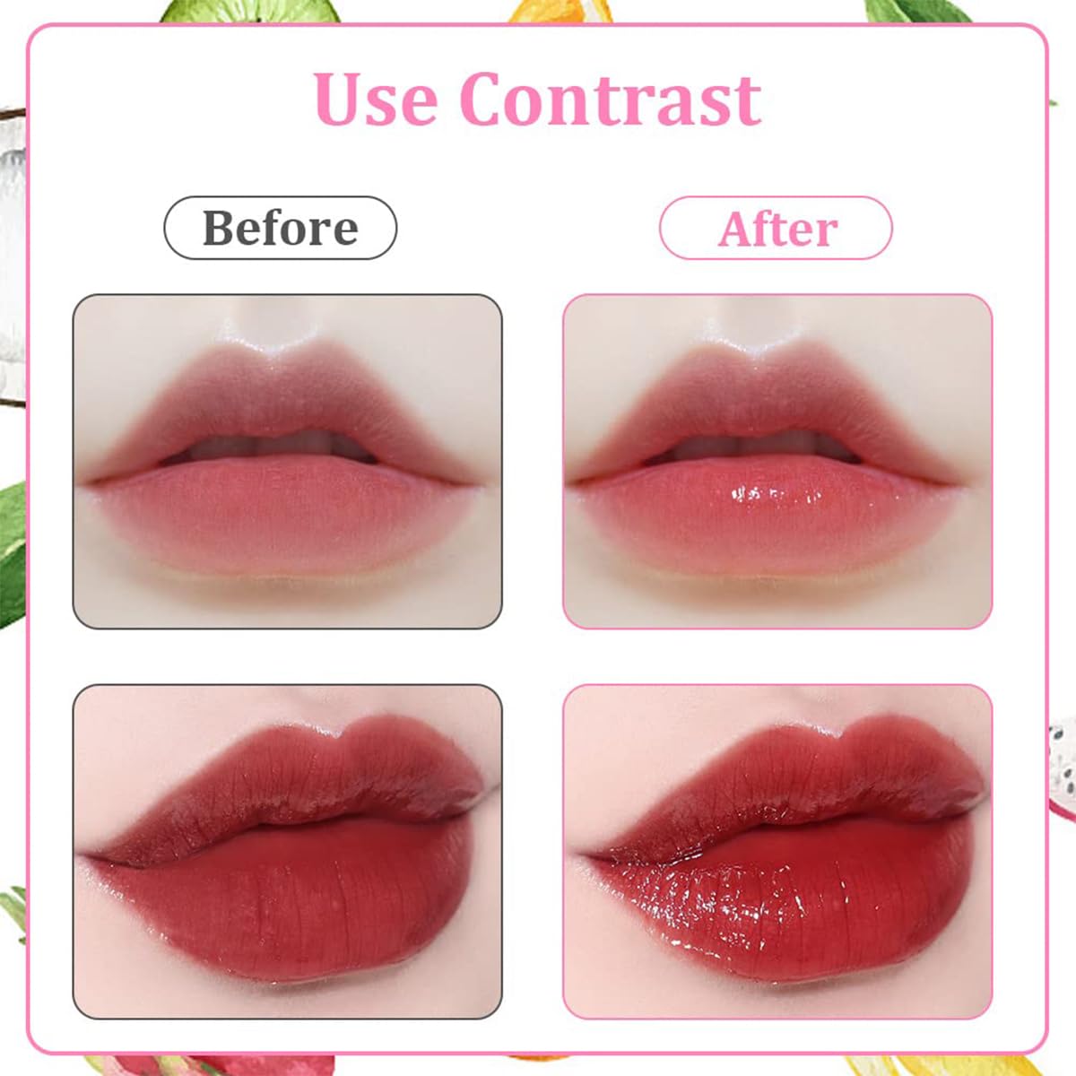 Pakivs labial roll-on hidratante para labios suaves y nutridos