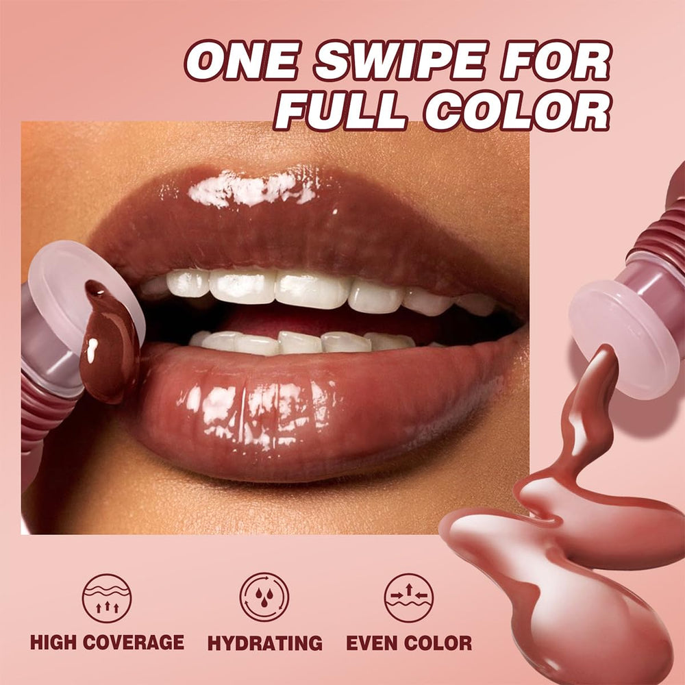 Pakivs labial gelatina tintada tono Frijol rojo acabado sedoso.