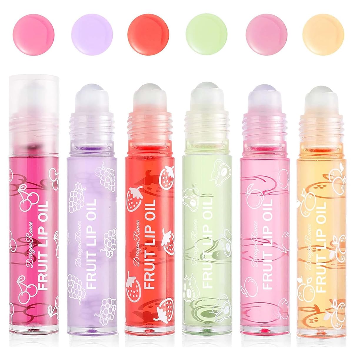 Pakivs set labial roll-on sabor a fruta para hidratación duradera