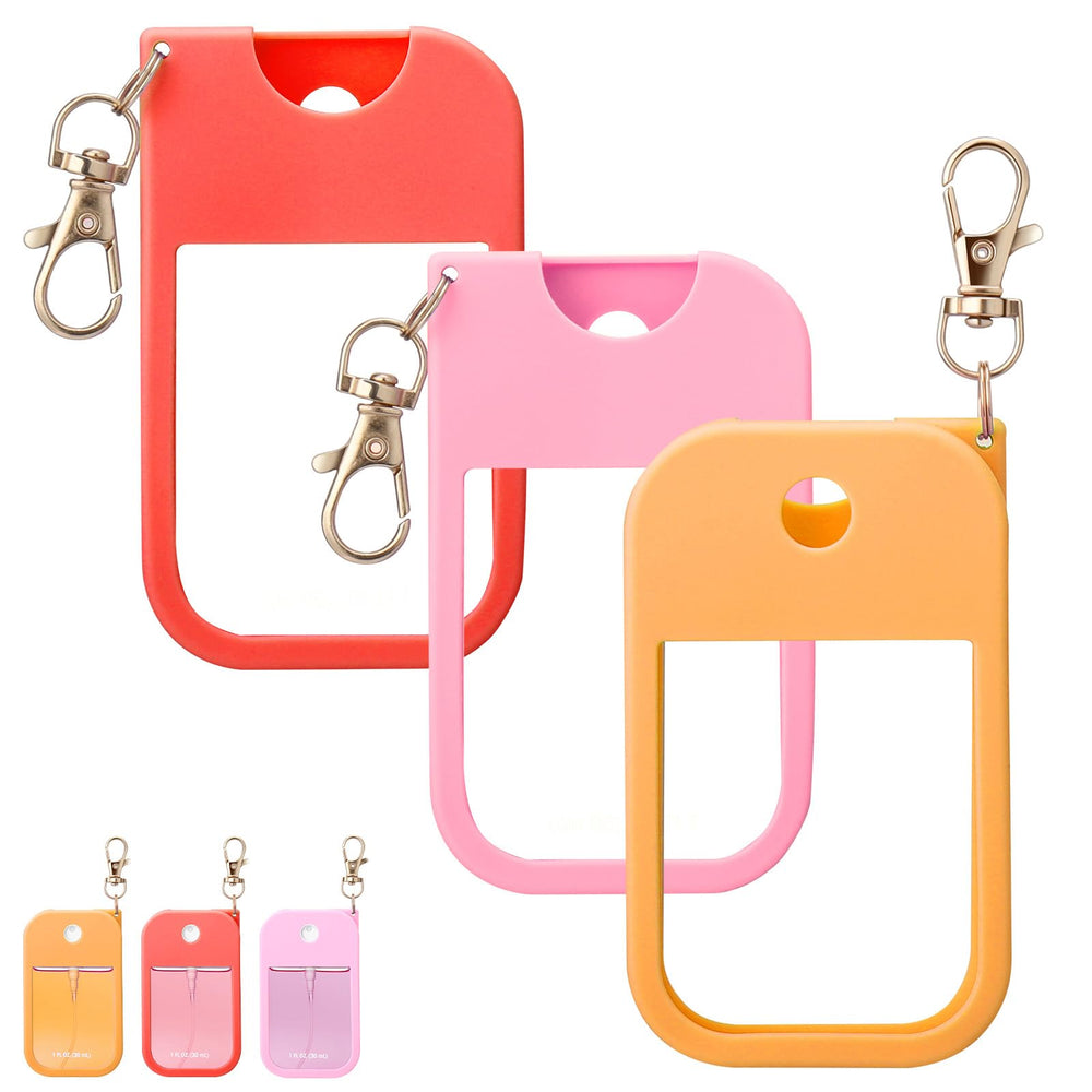 Funda de silicona Palksky para Touchland Power Mist con llavero, acceso rápido.