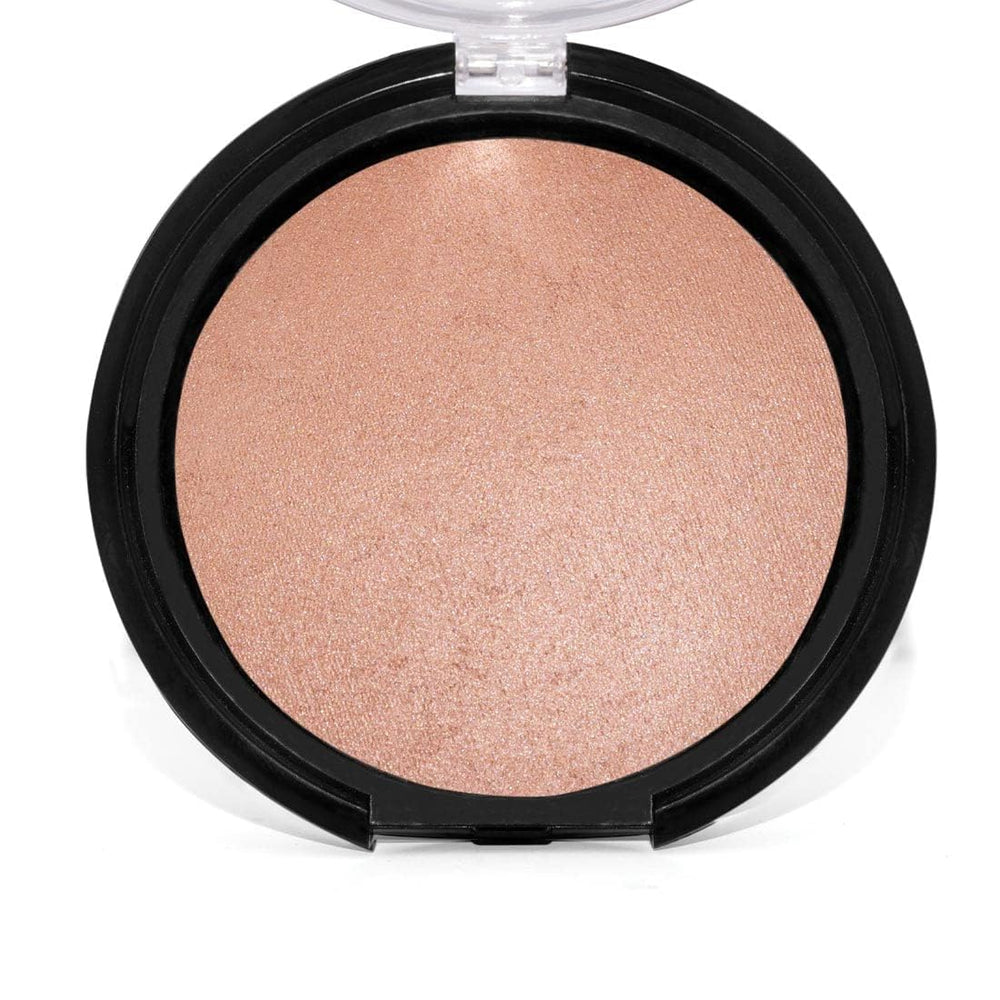 Palladio Baked Bronzer Atlantic Tan: aplicación humedecida para acabado radiante duradero