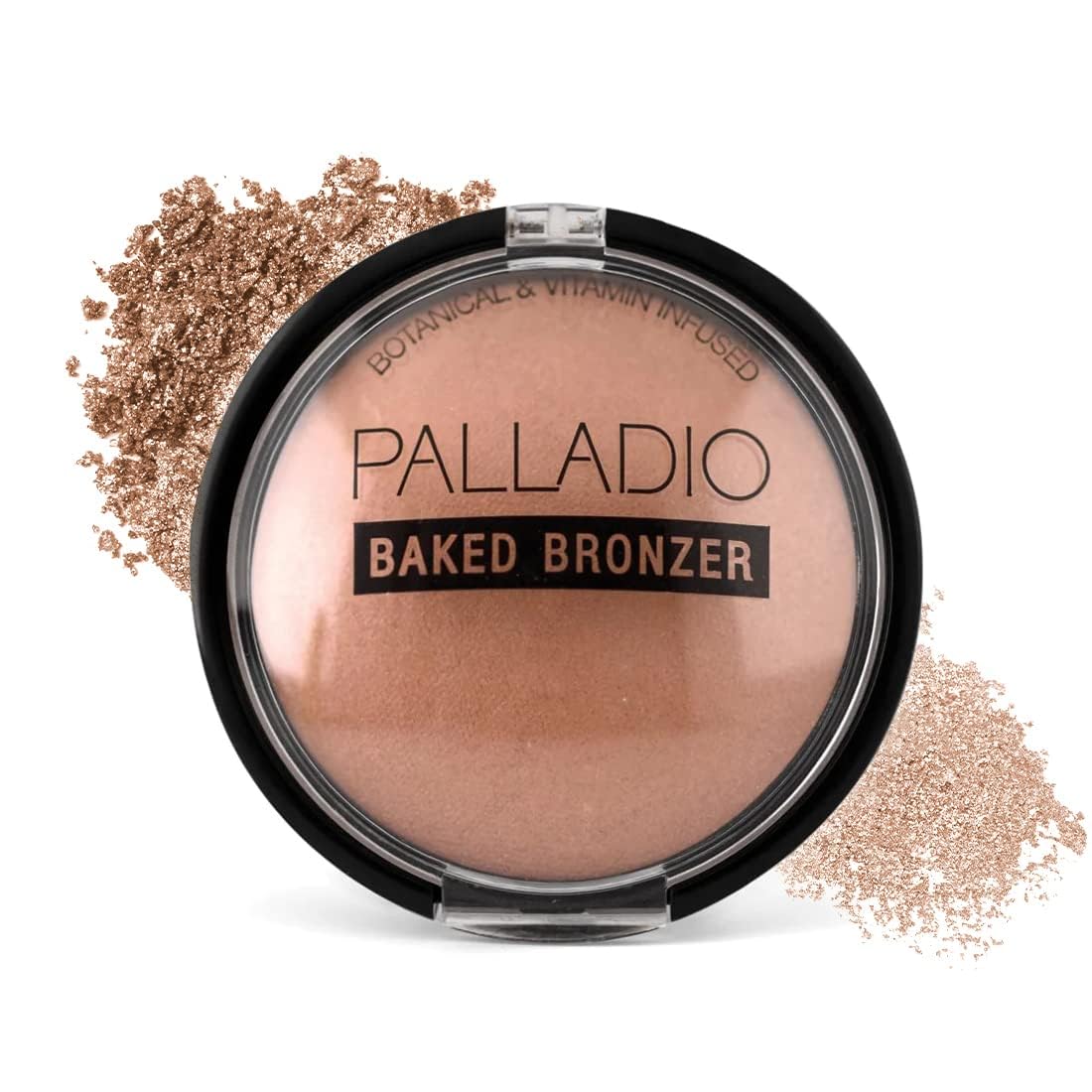 Palladio Baked Bronzer Atlantic Tan: envase compacto para retoques rápidos