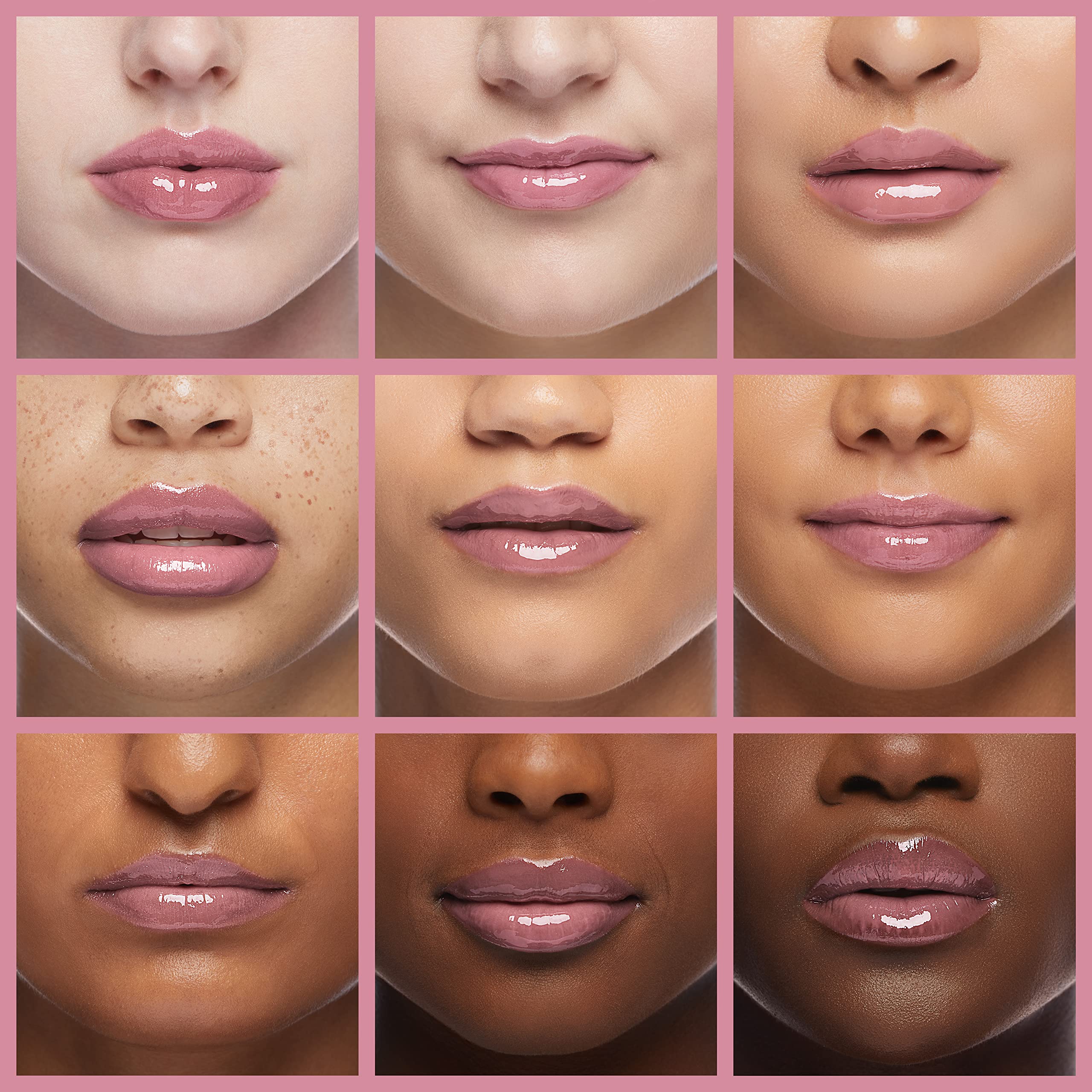 Palladio brillo labial con extractos herbales para nutrición diaria.