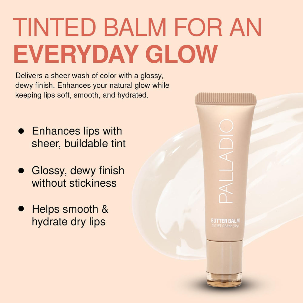 Palladio Butter Balm con aplicador práctico para retoques