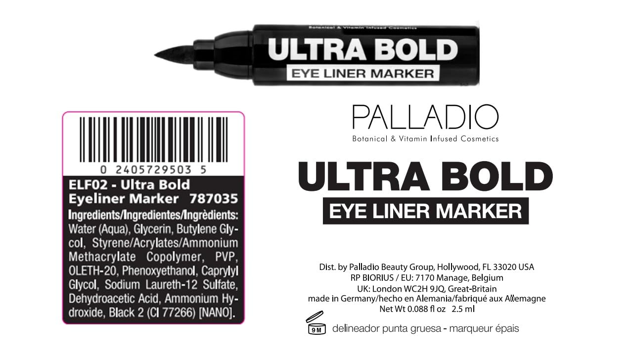 Palladio delineador carbono negro, delineado-para-ojos-dramaticos, responde a estilos intensos con facilidad.