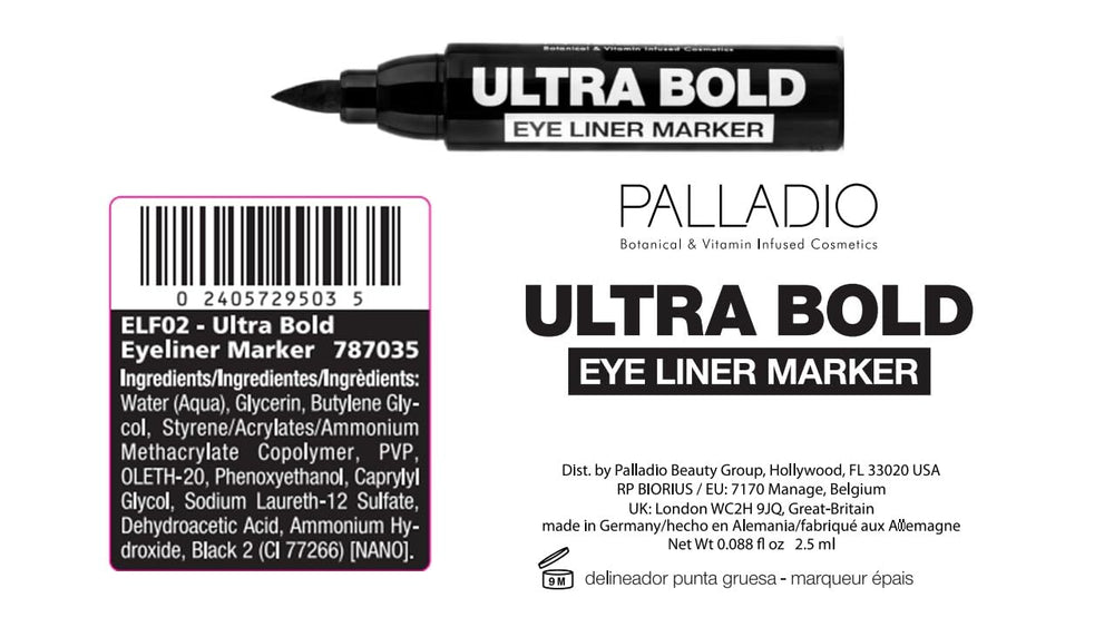Palladio delineador carbono negro, delineado-para-ojos-dramaticos, responde a estilos intensos con facilidad.