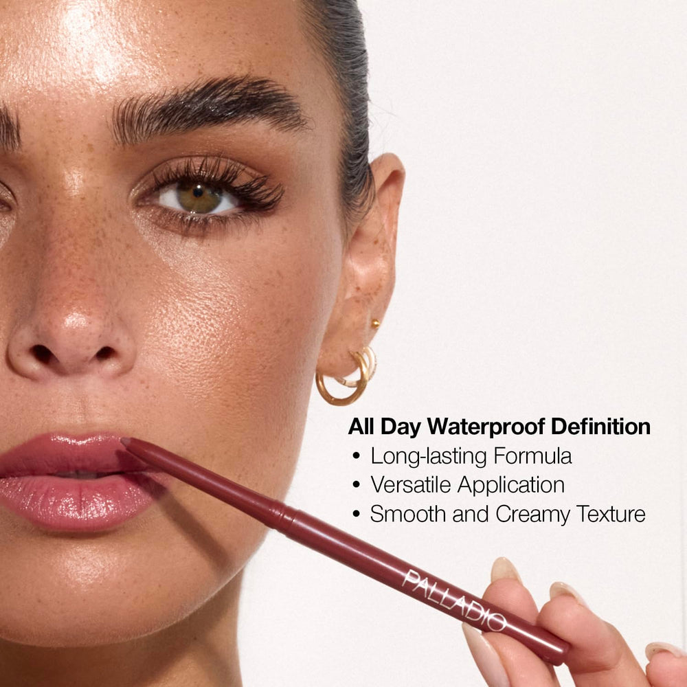 Delineador Palladio con aloevera y camomila para el cuidado de labios.