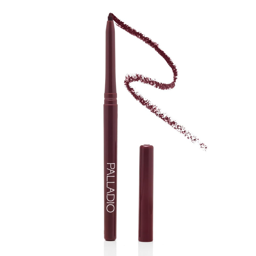 Delineador labial Palladio retráctil tono mora, pigmentacion duradera.