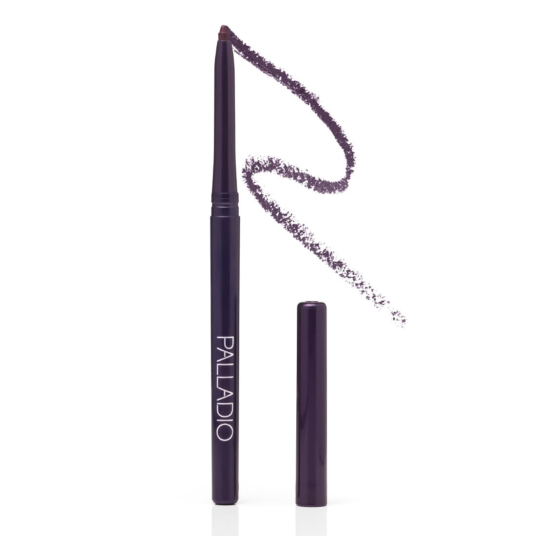 Palladio Exotic Plum, delineado aplicado con precisión para un acabado duradero.