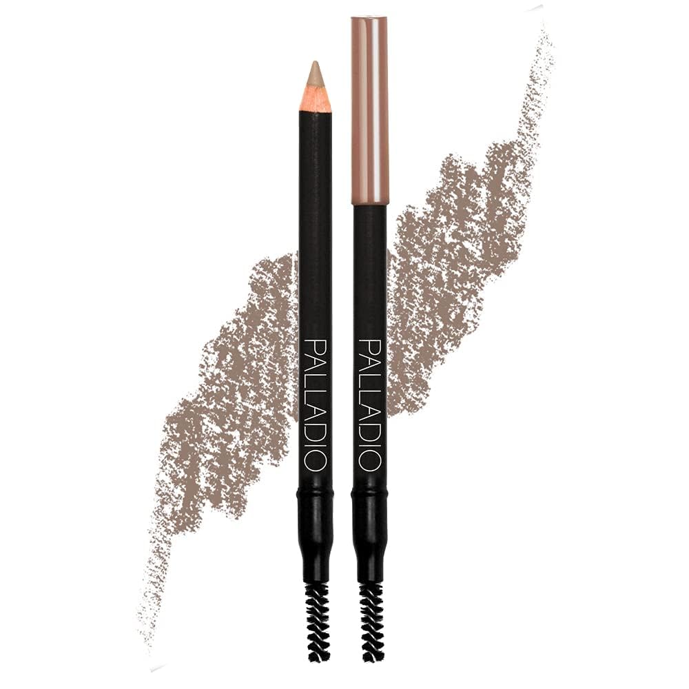 Palladio Lápiz Cejas Taupe: definición suave para cejas naturales.