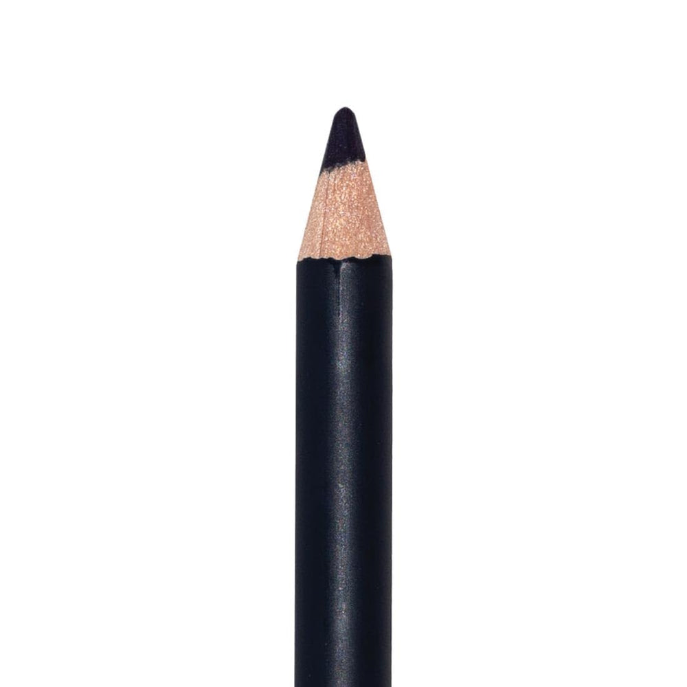 Palladio lapiz delineador de madera, pigmento azul medianoche para un estilo intenso.