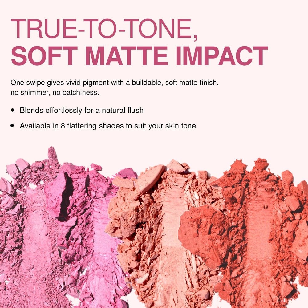 Palladio Matte Blush Berry Pink detalle de textura suave y uniforme