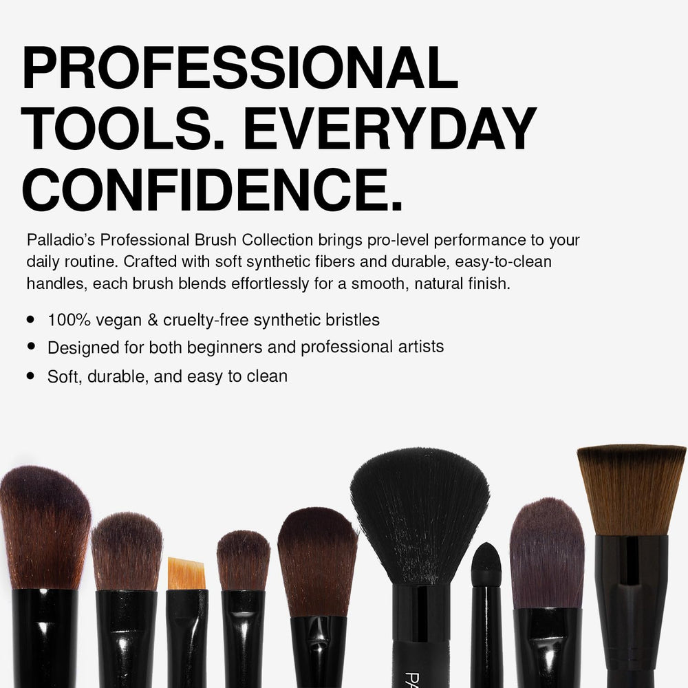 Palladio Smudge Brush: agarre cómodo para uso prolongado y control preciso.