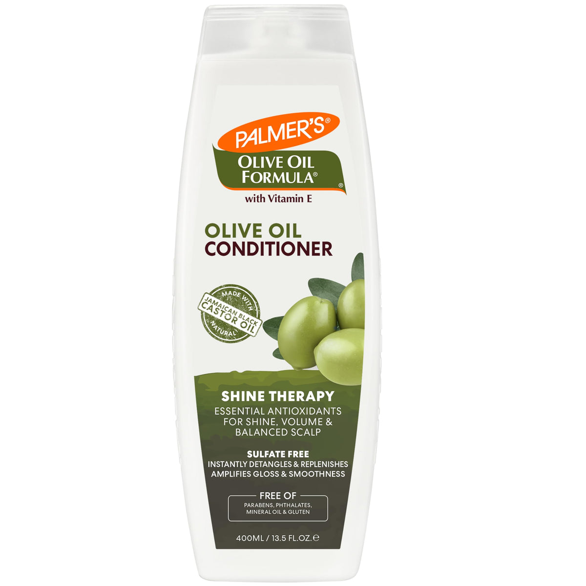 Palmer's Acondicionador Aceite de Oliva, botella muestra crema hidratante para cabello suave