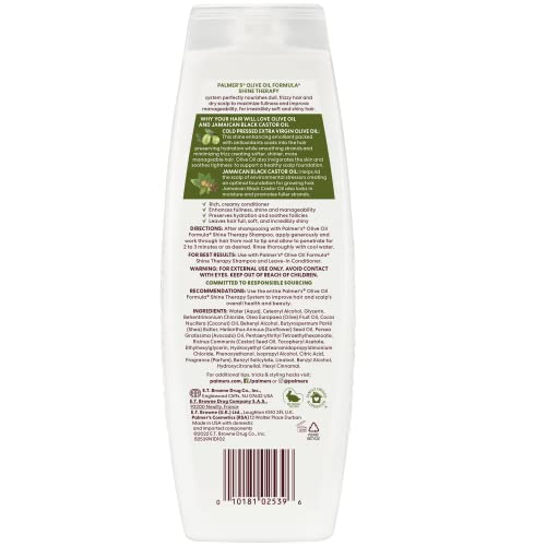 Palmer's Acondicionador Aceite de Oliva, textura cremosa ideal para desenredar