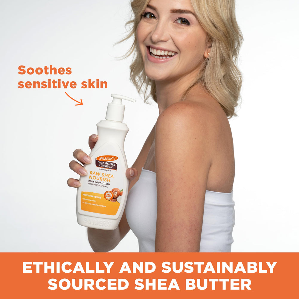 Palmer's Shea Formula cuidado piel sensible, suave y no irritante.