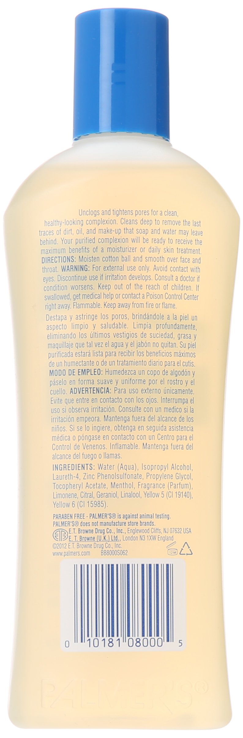 Palmer's Skin Success: efecto mentol refrescante para una sensación de frescura.