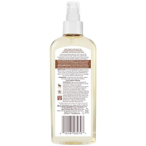 Palmer's Aceite Coco, spray práctico para piel seca.