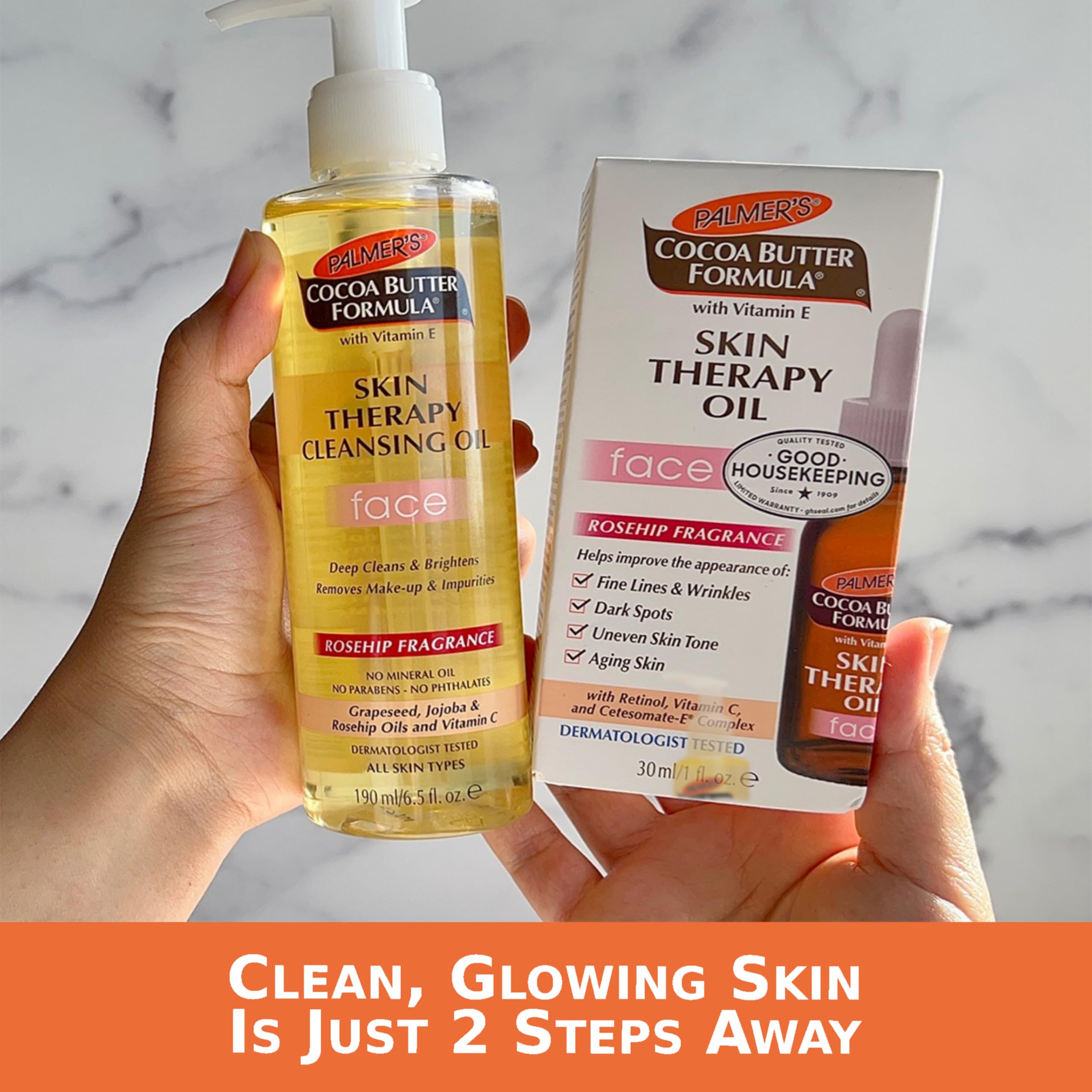 Palmer's elimina maquillaje de ojos con fórmula suave y no irritante.