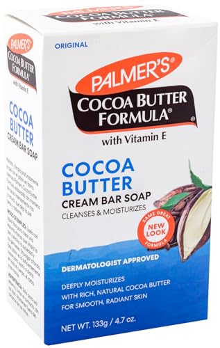 Palmer's Jabón hidratante para piel suave sin tirante.