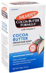 Palmer's Jabón hidratante para piel suave sin tirante.