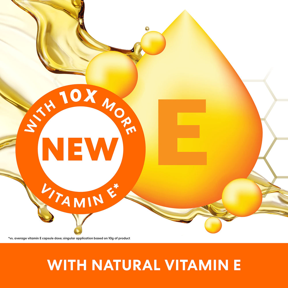 Palmer's Vitamina E Aceite Cuerpo Multiuso, textura ligera que se absorbe rápido.